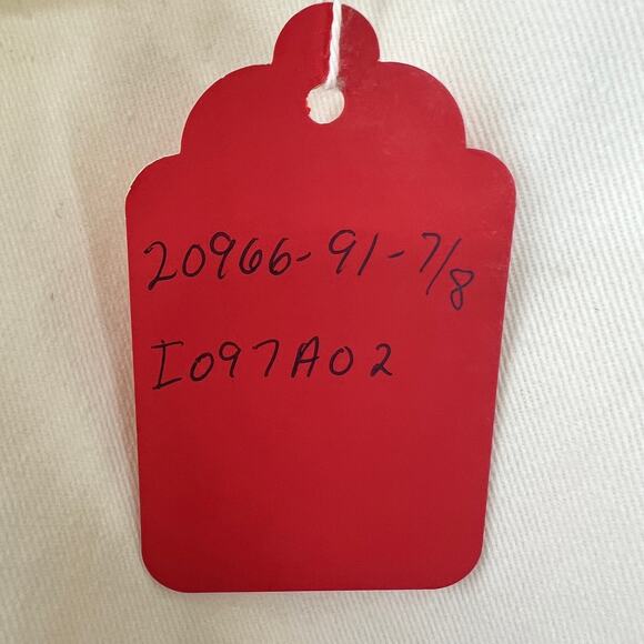 VINTAGE Frederick's of Hollywood Ivory Notched Lapel Cotton One Button Jacket 7 - Picture 10 of 10